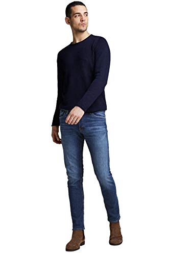 Jack & Jones Jjiglenn Jjoriginal Am 814 Noos Vaqueros Slim, Azul, 32W / 32L para Hombre