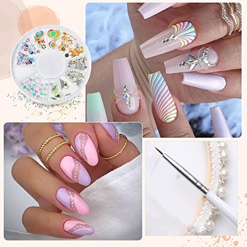 Janolia Esmaltes Semipermanentes 23 pcs, 20 Colores de Uñas en Gel UV LED con Base, Capa Superior Brillante y Mate, para Salón de Uñas en Casa, Juego de Gel de Uñas Perfecto para Principiantes