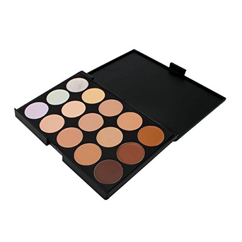 JasCherry 15 Colores Corrector Camuflaje Paleta