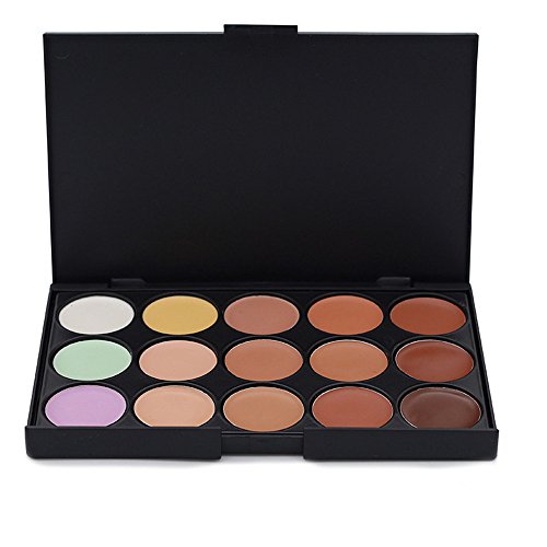 JasCherry 15 Colores Corrector Camuflaje Paleta