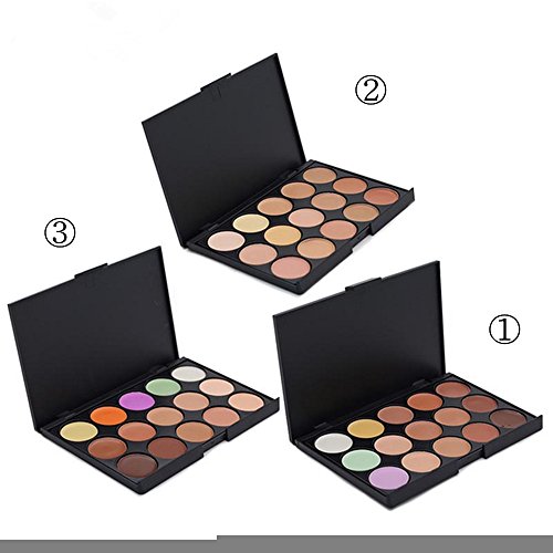 JasCherry 15 Colores Corrector Camuflaje Paleta