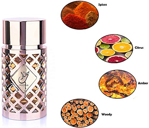 Jazzab Rose Gold 100ml | Eau de Arabian Parfum | Oud for Her Eau de Parfum | Venta de Perfume Mujer (para Mujeres)