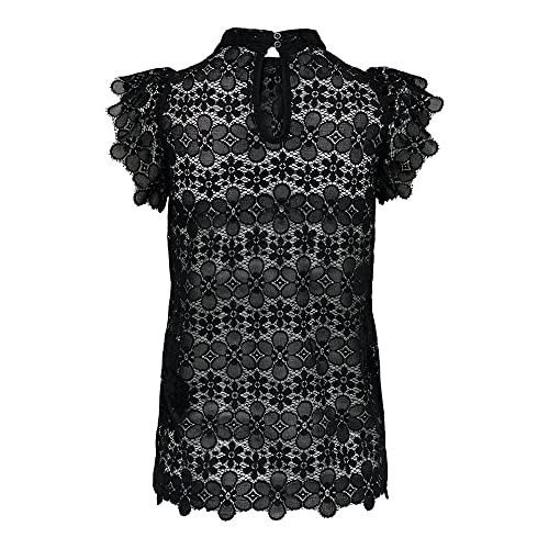 JDY Jdyblond S/l Top Jrs Noos Blusas, Negro, M para Mujer