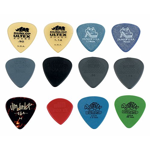 Jim Dunlop pvp102 Variedad Medio/pesado reproductor de púa de guitarra (Pack de 12)