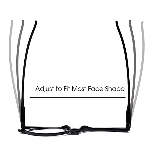 JM Gafas de Presbicia para Maquillaje. De Aumento para Mujer. +1.50 [Pack de 2 Unidades]