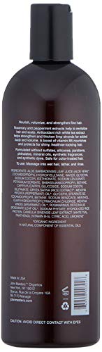 John Masters Organics Champú para Cabello Fino con Romero y Menta 473 ml