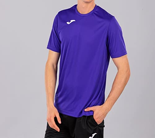 Joma Combi - Camiseta de Manga Corta, Hombre, Violeta, L