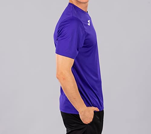 Joma Combi - Camiseta de Manga Corta, Hombre, Violeta, L