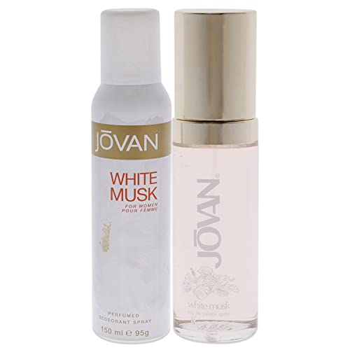 Jovan Musk White Col 59v+deo 300 G, color Blanco, One size, 150 ml