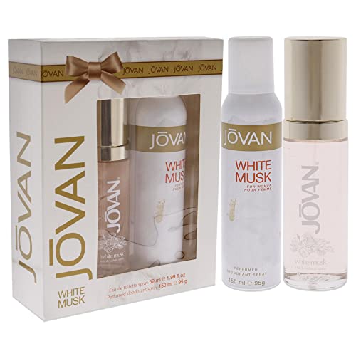 Jovan Musk White Col 59v+deo 300 G, color Blanco, One size, 150 ml