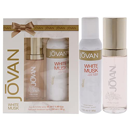 Jovan Musk White Col 59v+deo 300 G, color Blanco, One size, 150 ml