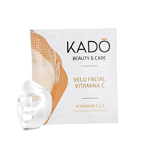 Kado Mascarilla Velo Facial Propiedades Antioxidantes Vitamina C y E 1 Unidad