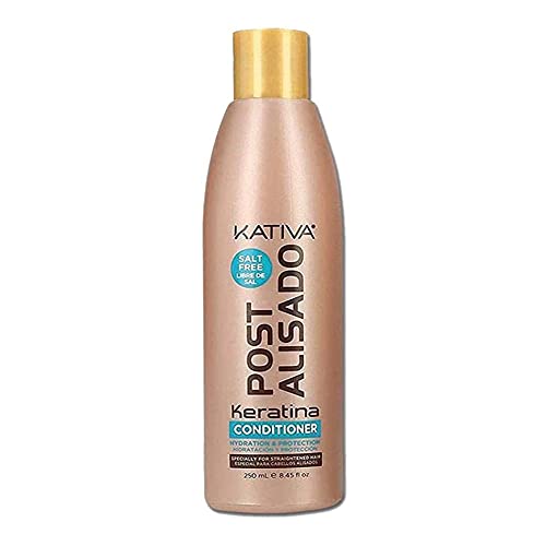 KATIVA Acondicionador Post Alisado - Sin Parabenos ni sulfatos 250 ml