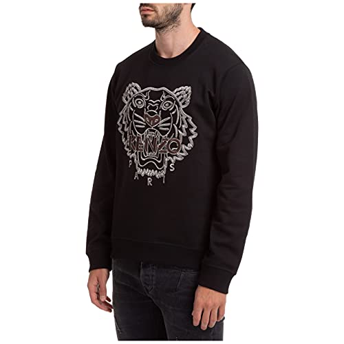 Kenzo Hombre Sudaderas Tiger Nero L