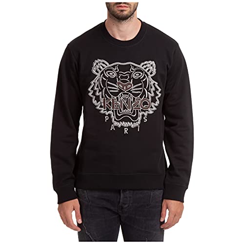 Kenzo Hombre Sudaderas Tiger Nero L