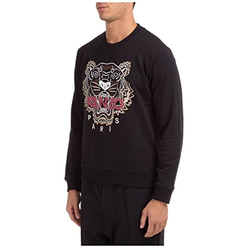 Kenzo Hombre Sudaderas Tiger Nero S