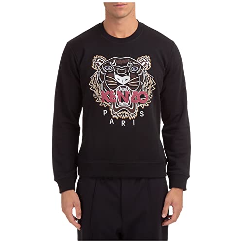 Kenzo Hombre Sudaderas Tiger Nero S