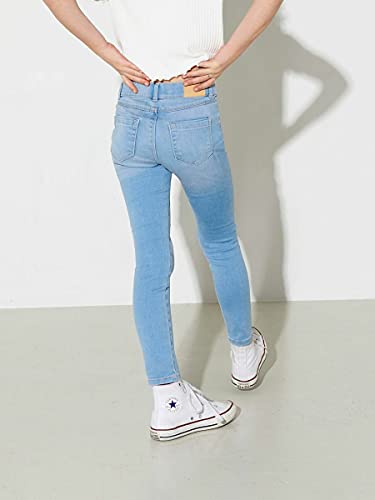 Kids ONLY KONROYAL Life REG Skinny BJ13333 Noos Jeans, Light Blue Denim, 128 para Niñas