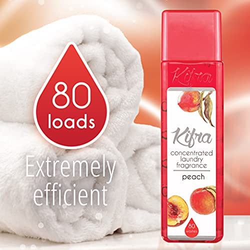 KIFRA PEACH Perfume de Lavandería Concentrado 200ml 80 Ciclos de Lavado