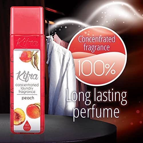 KIFRA PEACH Perfume de Lavandería Concentrado 200ml 80 Ciclos de Lavado