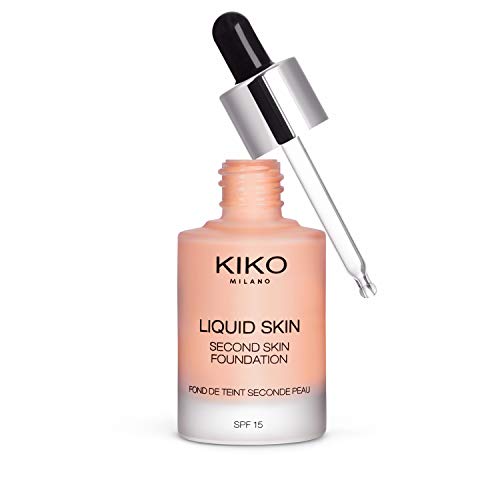 KIKO Milano Liquid Skin Second Skin Foundation 30 | Base de maquillaje fluida efecto segunda piel