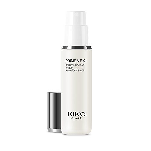 KIKO Milano Prime & Fix Refreshing Mist | Espray multifunción: prebase refrescante y fijador del maquillaje, dos en uno