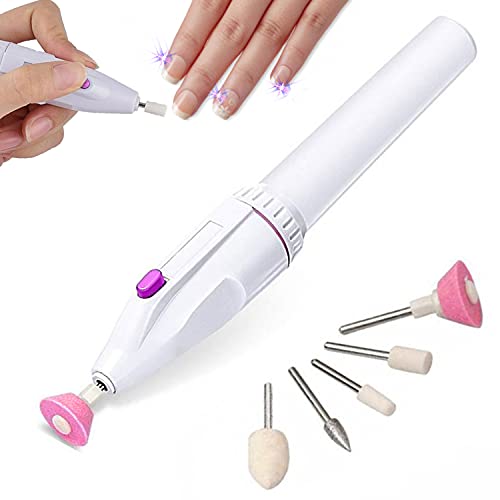 Kit de Manicura Eléctrico Nails Decorator Torno Uñas 5 en 1 - Limadora para Uñas Manicura y Pedicura - Lima Eléctrica Portátil - Manillares para Uñas