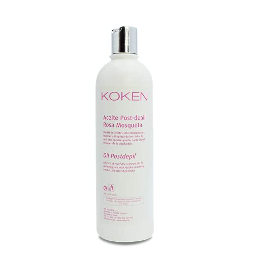 KOKEN - Aceite hidratante con Rosa Mosqueta | 500ml | Especial Post-Depilación | Efecto calmante. Loción post-depil.