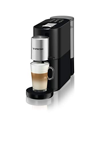 Krups Nespresso Machine expresso, Cafetera de cápsula de café Espresso Style Barista, Espumador de leche YY4355FD