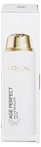 L 'Oreal Paris Crema Hidratante Age Perfect soja Esencia Humedad Cuidado Collar & dekolleté 50 ml