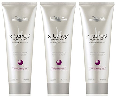 L 'Oreal Professionnel – Lote de 3 x-tenso ® moisturist Cabello naturales resistentes 250 ml