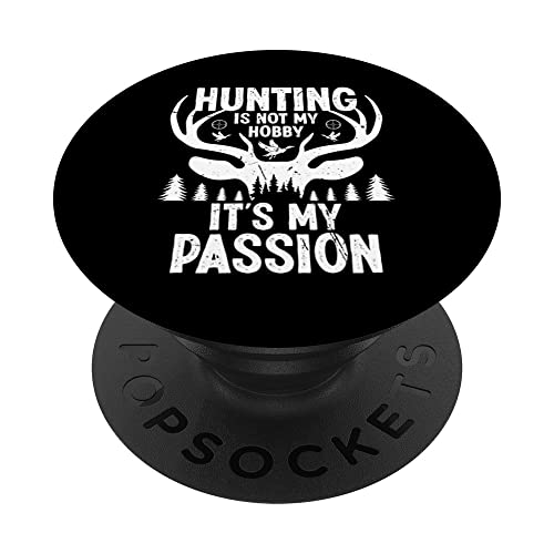 La caza no es mi hobby es mi pasión Pro Hunter amante PopSockets PopGrip Intercambiable