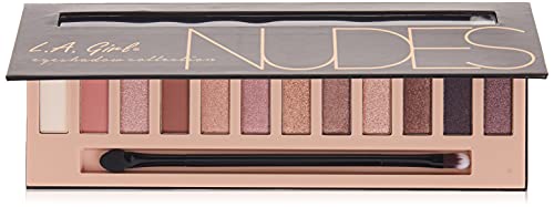 LA Girl Beauty Eyeshadow Collection – Paleta de sombra de ojos, tonos nudes