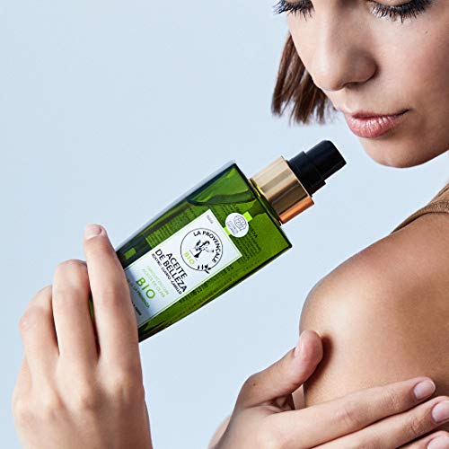 La Provençale Bio, Aceite de Belleza Multiusos con Aceite de Oliva BIO, para Rostro, Cuerpo y Cabello, Nutre y Repara Intensamente la Piel, 100 ml