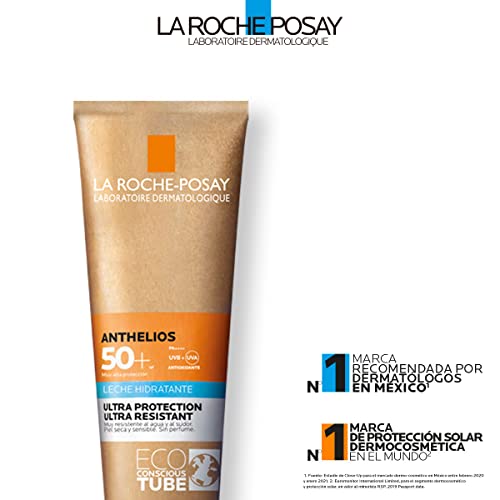 La Roche-Posay Anthelios Leche Hidratante Spf50+ Protector Solar Cuerpo Piel Sensible, Vanilla, 250 Mililitro