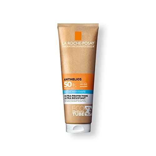 La Roche-Posay Anthelios Leche Hidratante Spf50+ Protector Solar Cuerpo Piel Sensible, Vanilla, 250 Mililitro