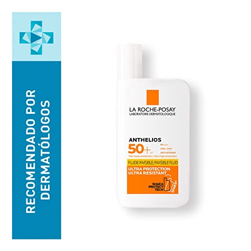 LA ROCHE-POSAY Laboratorios Dermatologique Anthelios Fluido Invisible Fps 50+ 50ml, Vanilla, 5 Unidad