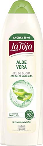 La Toja - Gel Crema de Ducha Aloe Vera 6Uds de 650 ml (3.900 ml) el Máximo Cuidado para Todos Piel Ultrahidratada para una Piel Siempre Suave, Elástica y Tersa 4050 G