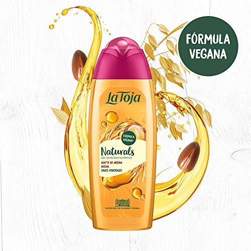 La Toja Naturals - Gel De Baño Con Aceite De Argán Y Avena - 12uds de 550ml (6.600ml) – Ingredientes naturales y fórmulas veganas – Fragancias que dejan huella