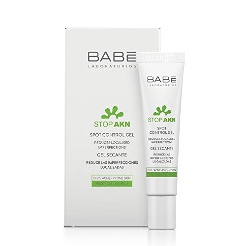 Laboratorios Babé - Stop AKN Gel Facial Secante 8 ml, Acción Intensiva, Cicatrizante, Tratamiento Acné, Disminución de Acné, Combate las Imperfecciones del Rostro