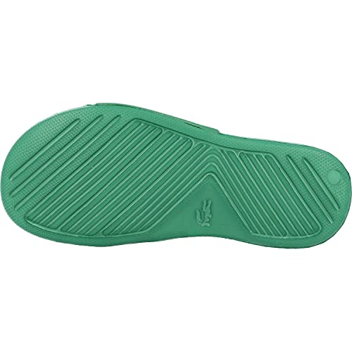 Lacoste L.30 Slide 0921 1, Chanclas Unisex, Grn/Wht, 37 EU