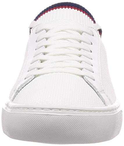 Lacoste LA PIQUEE 119 1 CMA, Zapatillas Hombre, Blanc (Wht/Nvy/Red 407), 46 EU