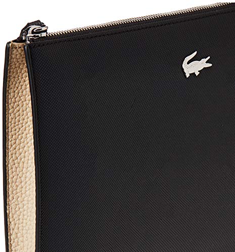 Lacoste NF2791AA, Monedero Mujer, Negro (Noir Krema), 2x20x28 cm (W x H x L)