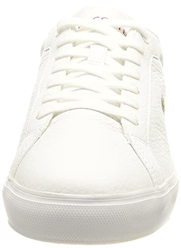 Lacoste POWERCOURT 0721 2 SFA, Zapatillas Mujer, Wht/Nvy/Red, 35.5 EU