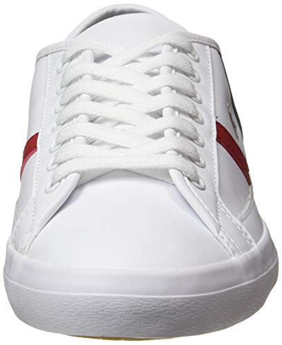 Lacoste Sideline TRI1 CMA, Zapatillas Hombre, Blanc Wht Nvy Red, 44 EU