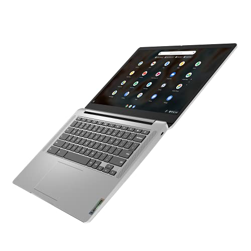 Lenovo IdeaPad 3 Chromebook Gen 6 - Portátil 14" FullHD (MediaTek MT8183, 4GB RAM, 64GB eMMC, Arm Mali-G72 MP3 GPU, Chrome OS) Color Gris - Teclado QWERTY Español