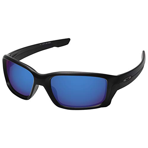 LenzReborn Reemplazo de lente polarizada para Oakley Straightlink OO9331 Sunglass - Más opciones, Azul marino - Espejo polarizado, Talla única