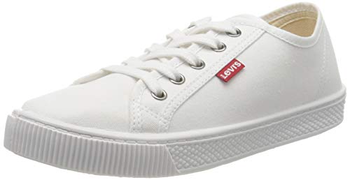 Levi's Malibu Beach S, Zapatillas Mujer, Blanco (B White 50), 37 EU