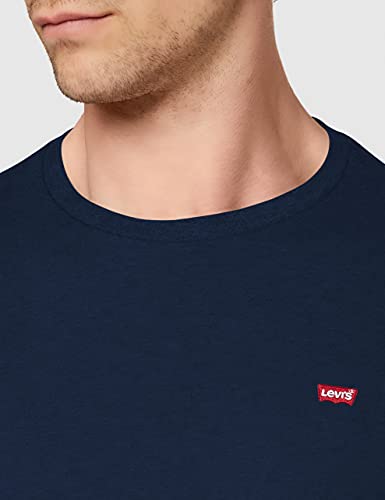 Levi's Original Hm tee Camisa de Manga Larga, LS Cotton + Patch Dress Blues, L para Hombre