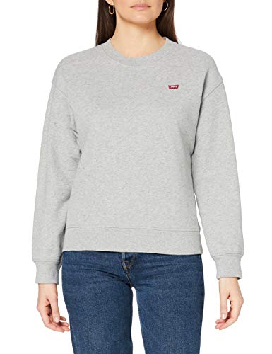 Levi's Standard Crew Sudadera, Smokestack Heather, M para Mujer